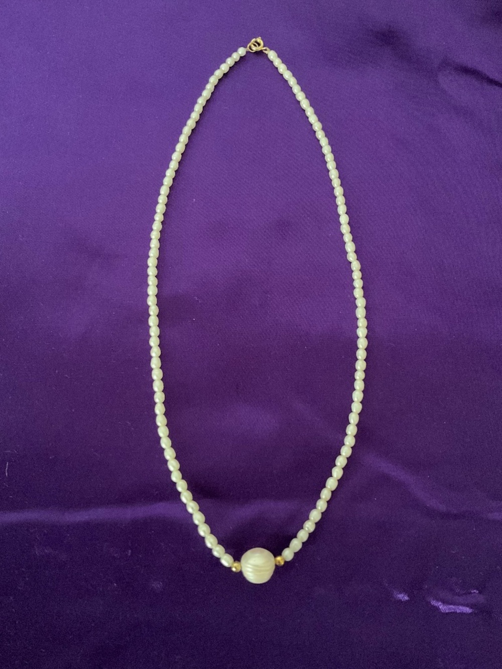 Lovely Freshwater Seed Pearl Necklace from Malaysia